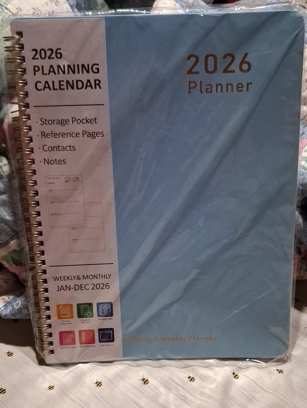 2026 Planning Calendar Spiral Hardcover